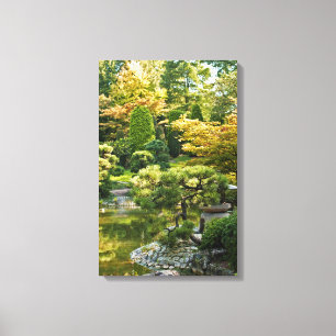 Japanischer Garten auf Leinwand