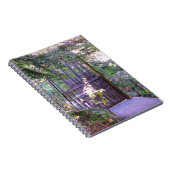 Japanischer Garten Bamboo Gate Note Book Notizblock (Rechte Seite)