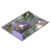 Japanischer Garten Bamboo Gate Note Book Notizblock (Linke Seite)