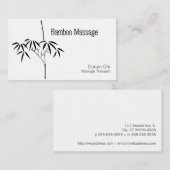 Japanischer Garten Bamboo Visitenkarte (Vorne/Hinten)