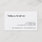 Japanischer Garten-Bambus Visitenkarte (Rückseite)