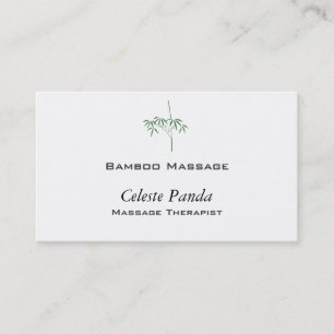 Japanischer Garten-Bambus Visitenkarte