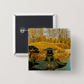 Japanischer Garten Button (Vorne & Hinten)