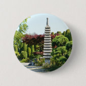 Japanischer Garten Button (Vorderseite)