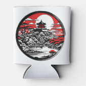 Japanischer Garten Dosenkühler (Vorderseite)