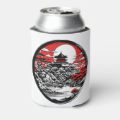 Japanischer Garten Dosenkühler (Kanne Rückseite)