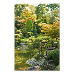 Japanischer Garten Foto Druck