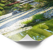 Japanischer Garten Foto Print (Ecke)