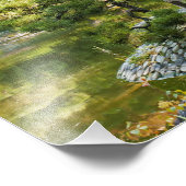 Japanischer Garten Foto Print (Ecke)