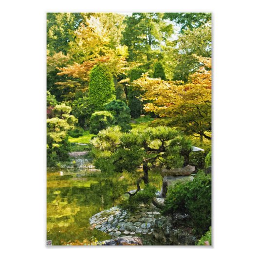Japanischer Garten Fotodruck (Vorne)