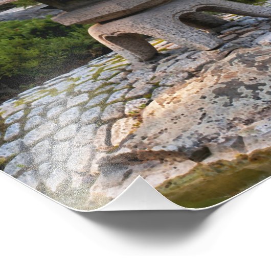 Japanischer Garten Fotodruck (Ecke)