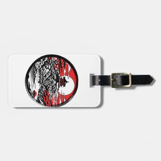 Japanischer Garten Gepäckanhänger (Vorderseite horizontal)