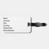 Japanischer Garten Gepäckanhänger (Rückseite horizontal)