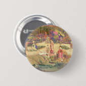 Japanischer Garten II / Waschmaschine Button (Vorne & Hinten)