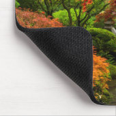 Japanischer Garten im Herbst in Portland, Oregon 2 Mousepad (Ecke)