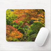 Japanischer Garten im Herbst in Portland, Oregon 2 Mousepad (Mit Mouse)