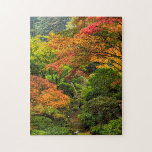 Japanischer Garten im Herbst in Portland, Oregon 2 Puzzle