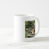 Japanischer Garten im Herbst Kaffeetasse (VorderseiteRechts)