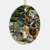 Japanischer Garten im Herbst Keramik Ornament (Rechts)