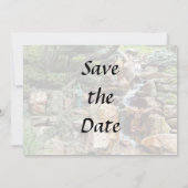 Japanischer Garten im Herbst Save The Date (Rückseite)