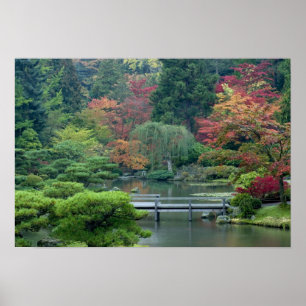 Japanischer Garten im Washington Park Poster