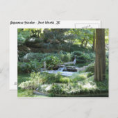 Japanischer Garten in Fort Worth Texas # 44 Postkarte (Vorne/Hinten)