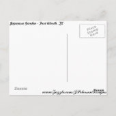 Japanischer Garten in Fort Worth Texas # 44 Postkarte (Rückseite)