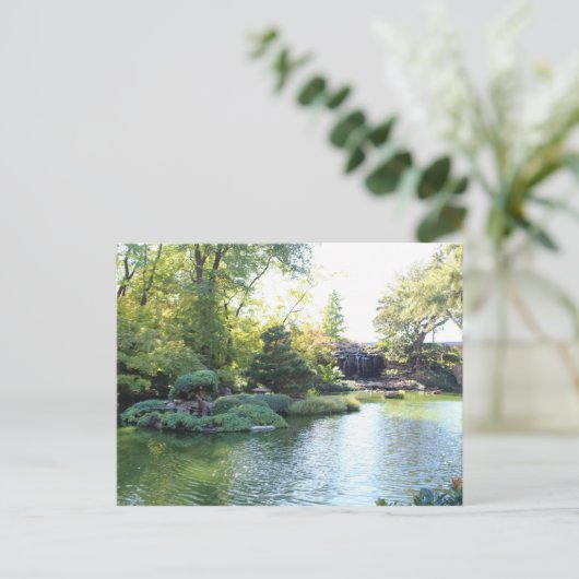 Japanischer Garten in Fort Worth Texas # 53 Postkarte (Stehend Vorderseite)