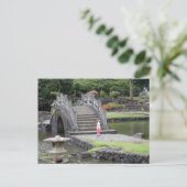 Japanischer Garten in Hilo, Hawaii Postkarte (Stehend Vorderseite)