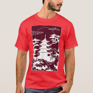 Japanischer Garten Japanischer Torii Japan Samurai T-Shirt