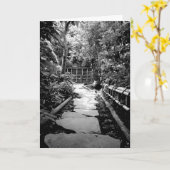 Japanischer Garten Karte (Gelbe Blume)