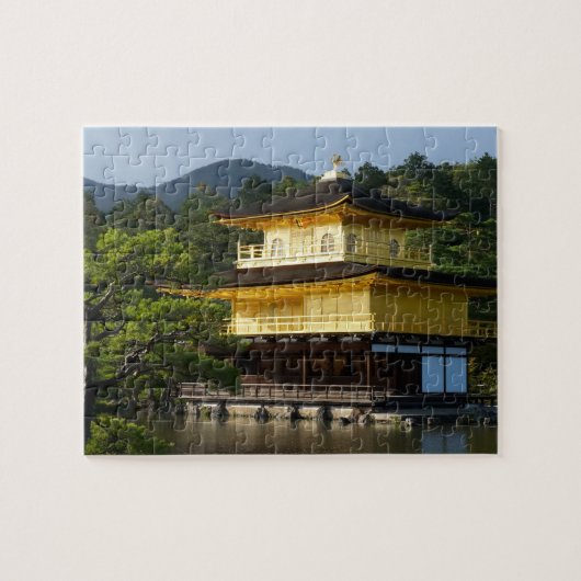 Japanischer Garten, Kinkaku-ji Tempel, Kyoto, Puzzle (Horizontal)