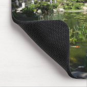 Japanischer Garten Koi Teich und Mousepad (Ecke)