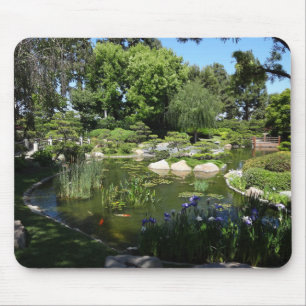 Japanischer Garten Koi Teich und Mousepad