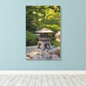 Japanischer Garten Leinwanddruck (Insitu (Holzboden))