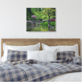 Japanischer Garten Leinwanddruck (Insitu (Schlafzimmer))