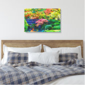 Japanischer Garten Leinwanddruck (Insitu (Schlafzimmer))
