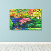 Japanischer Garten Leinwanddruck (Insitu (Holzboden))