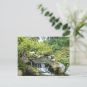 Japanischer Garten, Long Beach, CA Postkarte (Stehend Vorderseite)