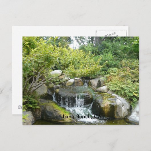 Japanischer Garten, Long Beach, CA Postkarte (Vorne/Hinten)