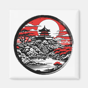Japanischer Garten Magnet