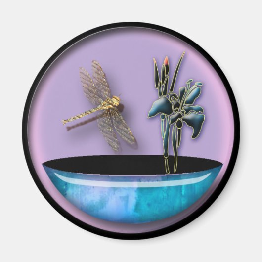 Japanischer Garten Magnet (Vorne)