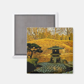 Japanischer Garten Magnet (Vorderseite/Rückseite)