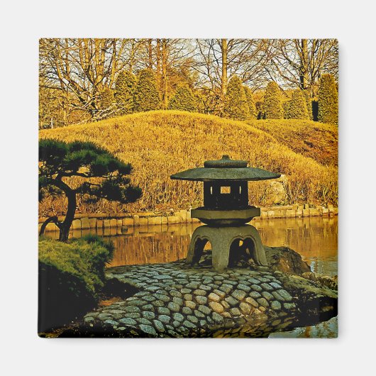 Japanischer Garten Magnet (Vorne)