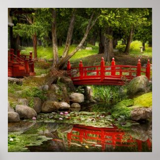 Japanischer Garten - Meditation Poster