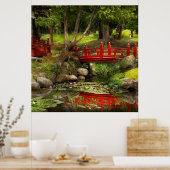 Japanischer Garten - Meditation Poster (Küche)