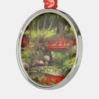 Japanischer Garten - Meditation Silbernes Ornament