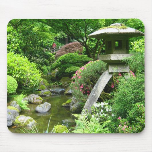 Japanischer Garten Mousepad (Vorne)