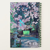 Japanischer Garten Notizblock (Rückseite)