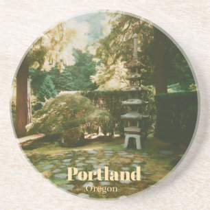 Japanischer Garten, Portland, Oregon Souvenir Getränkeuntersetzer